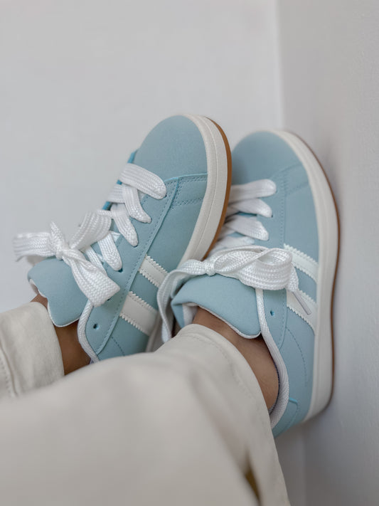 Zapatilla Mujer Celeste Est Campus