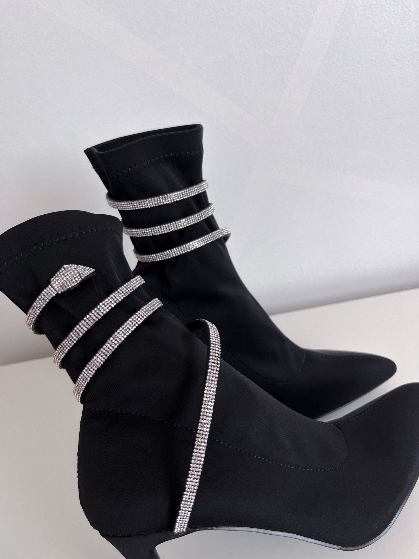 Botín Negro Lycra