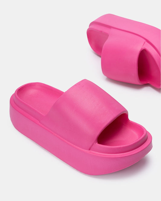 Sandalias Mujer Fucsia