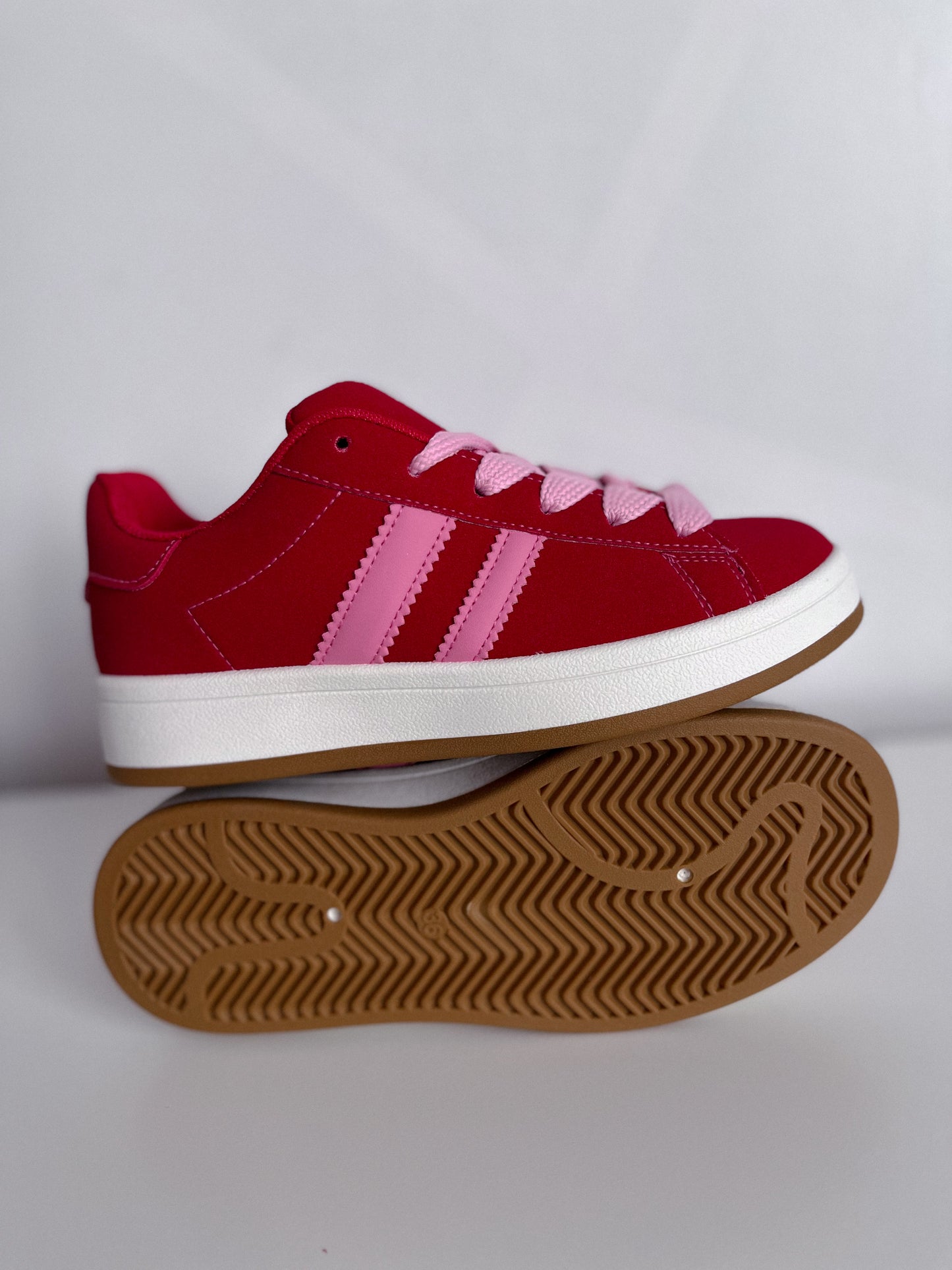 Zapatilla Mujer Rojo Est Campus