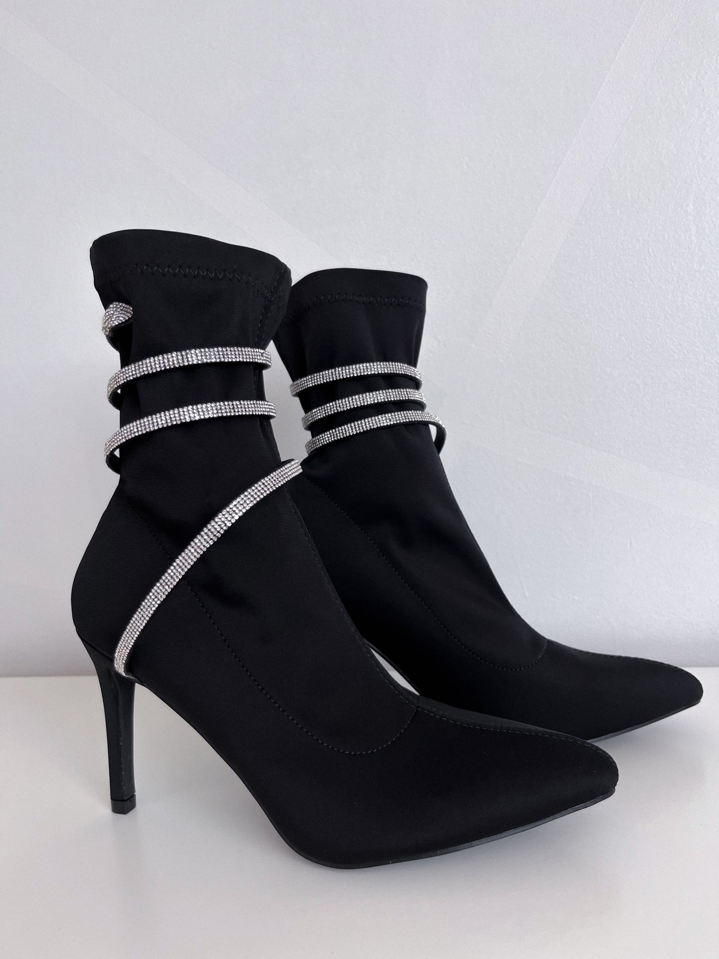 Botín Negro Lycra