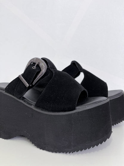 Sandalias Mujer Leo Negro