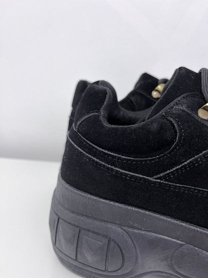 Zapatilla Mujer Plataforma Negra