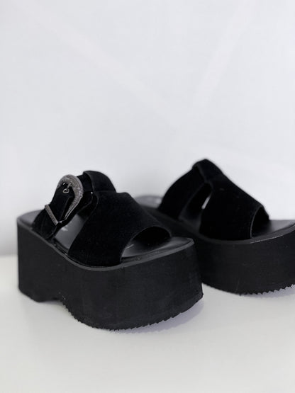 Sandalias Mujer Leo Negro