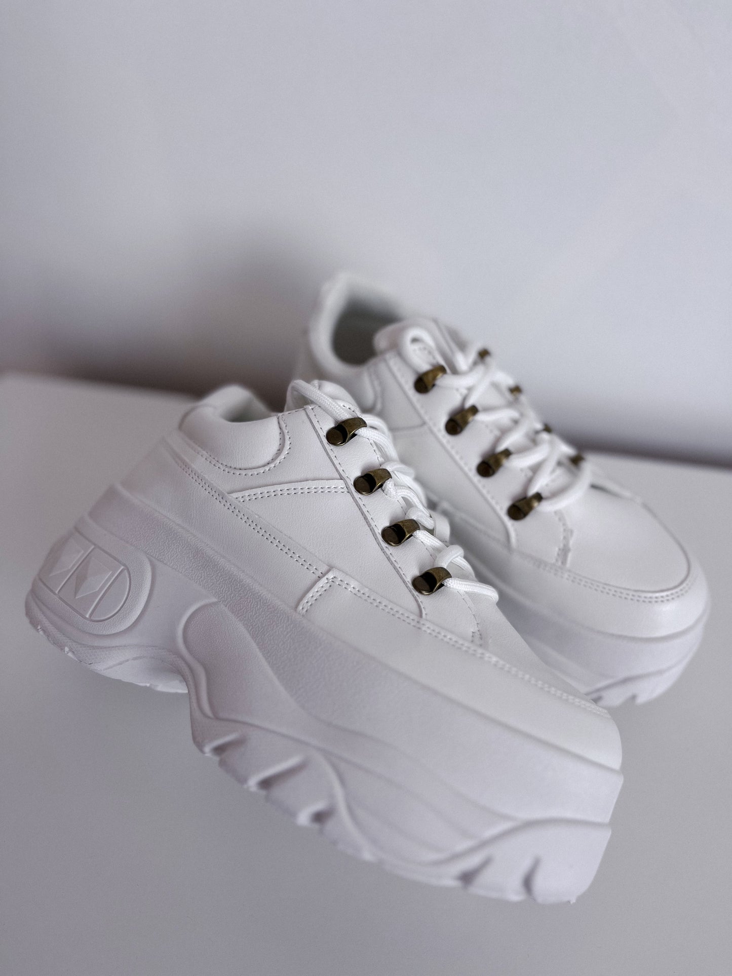 Zapatilla Mujer Plataforma Blanca