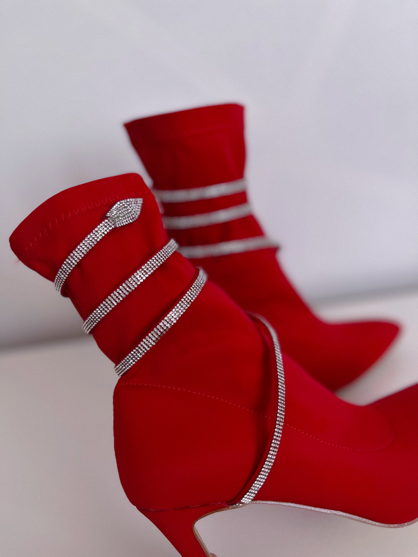 Botín Rojo Lycra