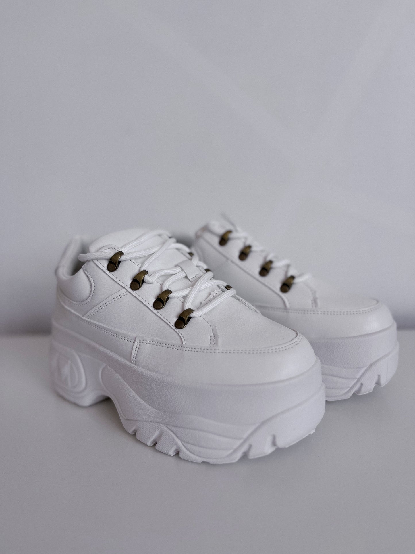 Zapatilla Mujer Plataforma Blanca