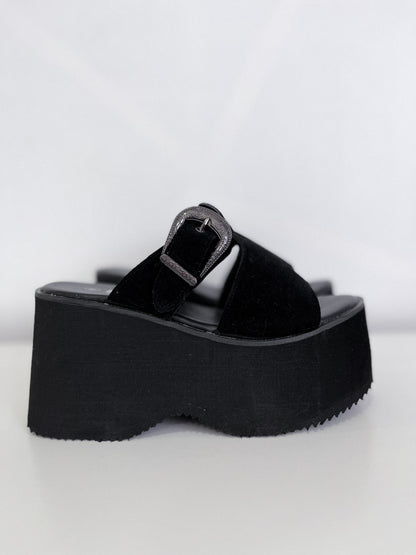 Sandalias Mujer Leo Negro