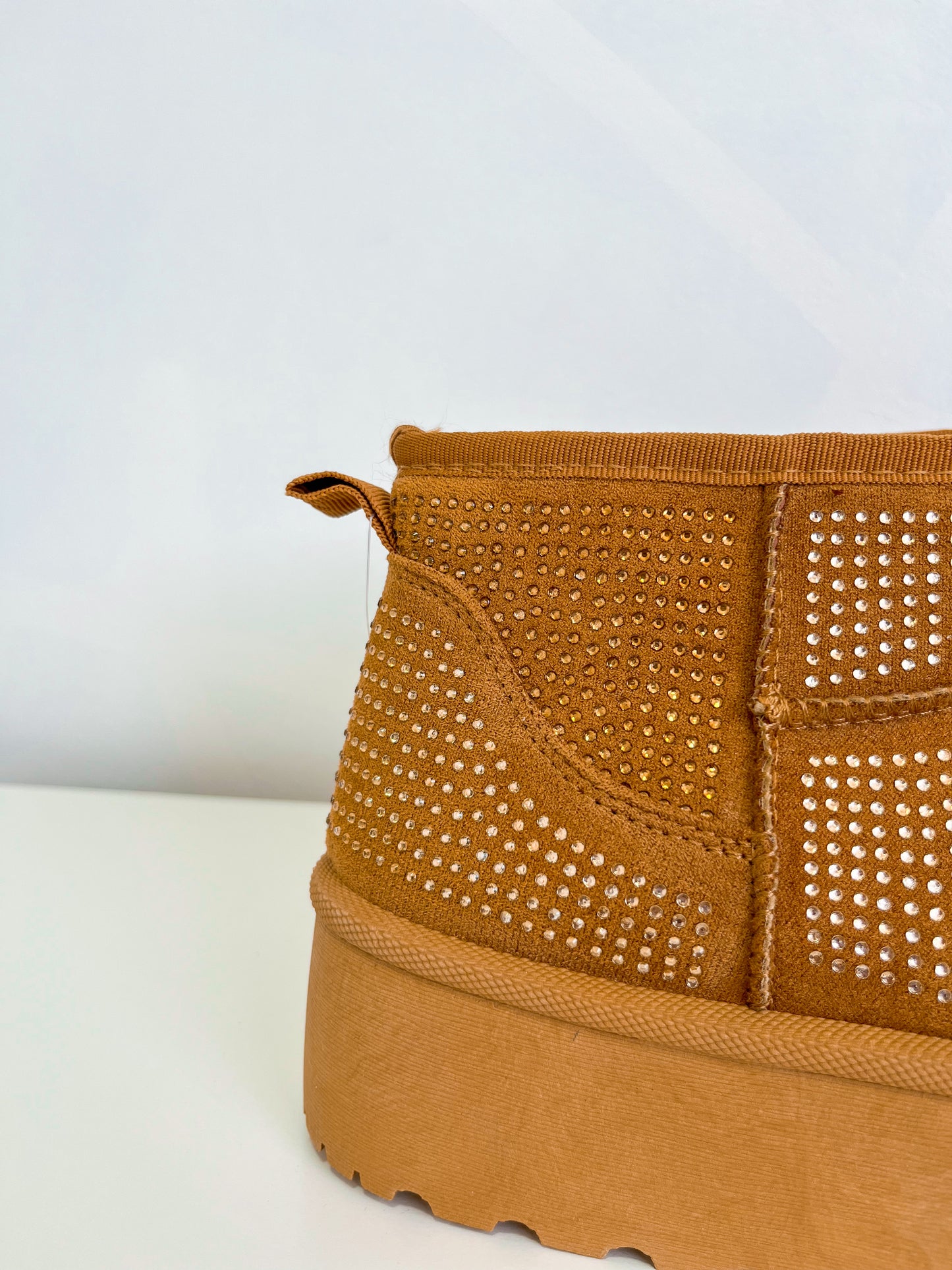 Pantubota Con Brillo Camel