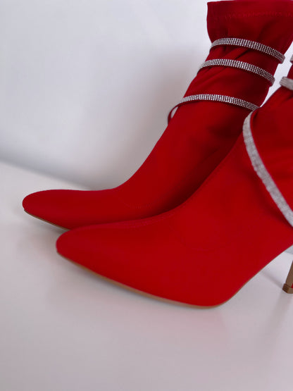 Botín Rojo Lycra